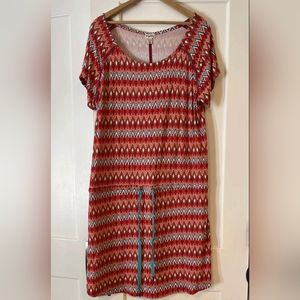 HATLEY Aztec Boho Geometric Casual Summer Dress